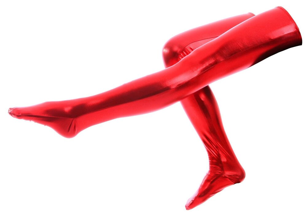 5479 and Wet Look Thigh Party Tights Stockings Shiny Metallic Skintight